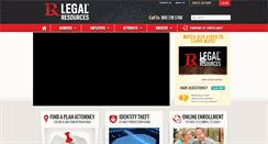 Desktop Screenshot of legalresources.com